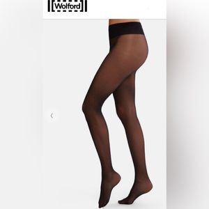 Wolford Black Tights XS Nylon 20